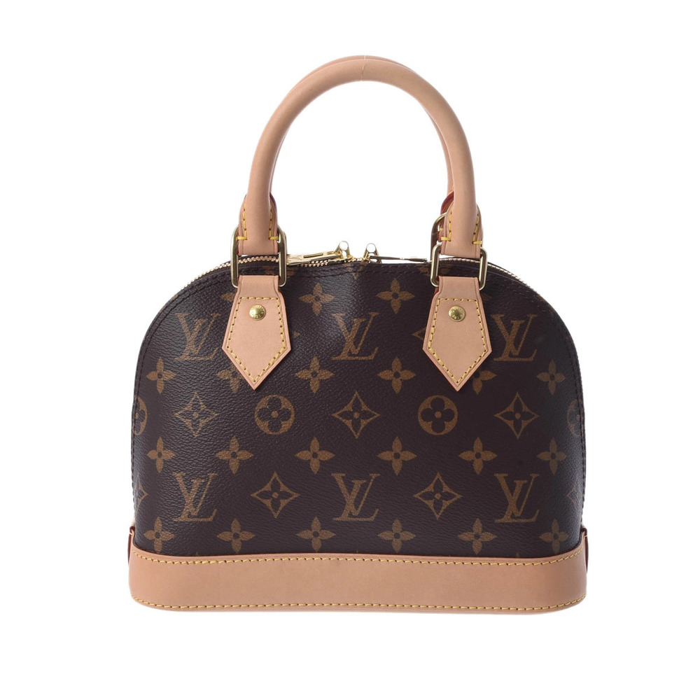 LOUIS VUITTON Monogram Alma Brown Canvas Handbag